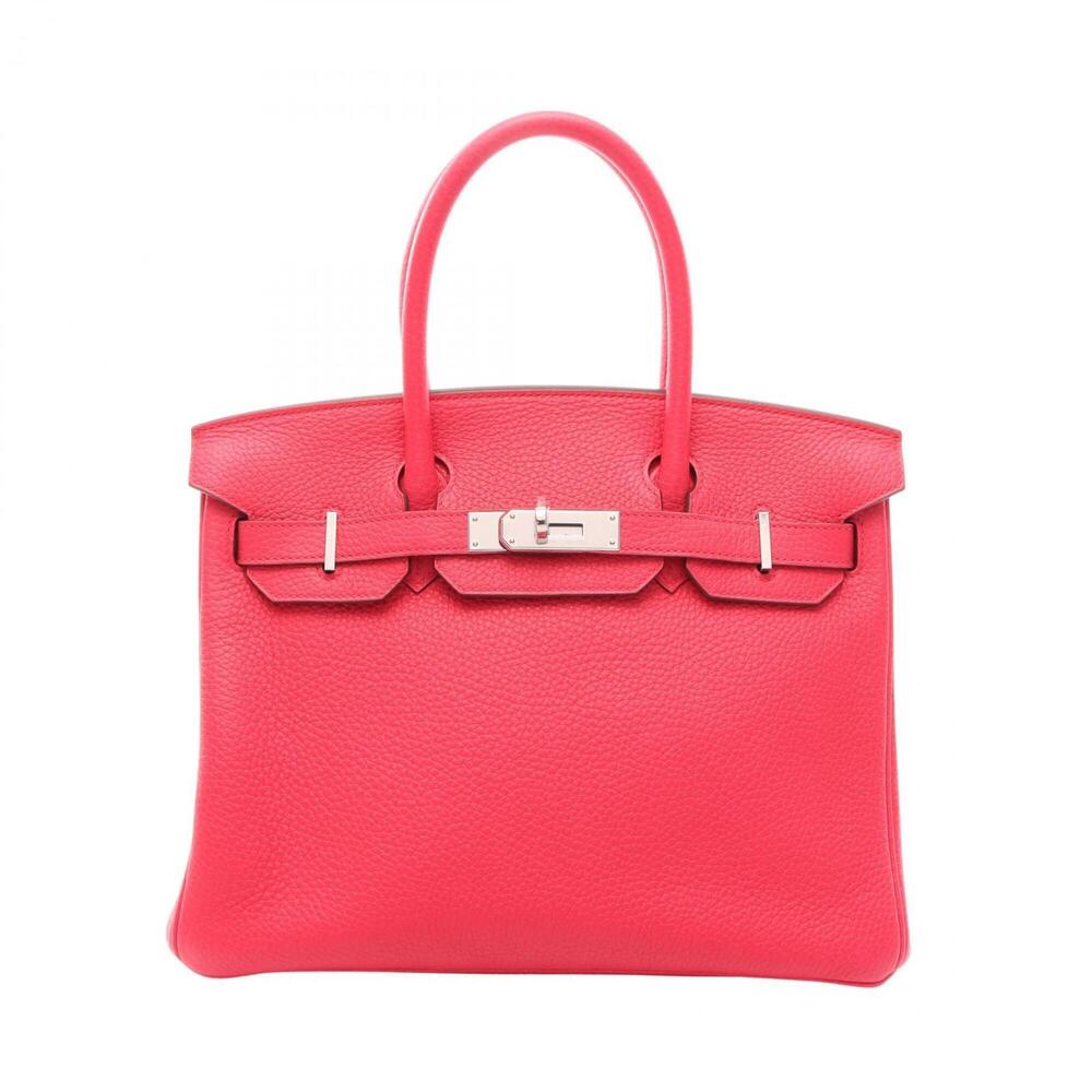 Hermes Birkin 30 Handbag, Leather, Taurillon Clemence Women's, Pink